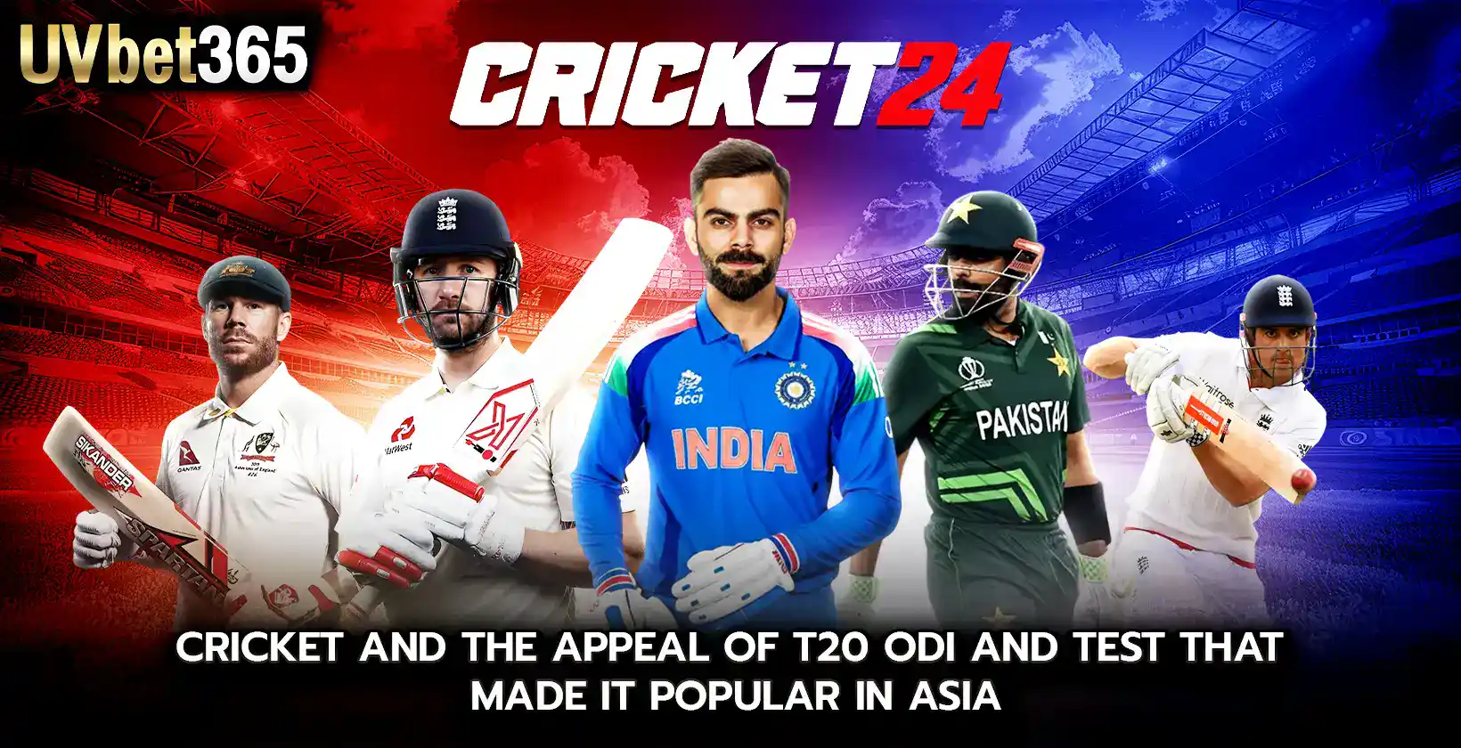 cricket and the appeal of T20 ODI and Test that made it popular in Asia