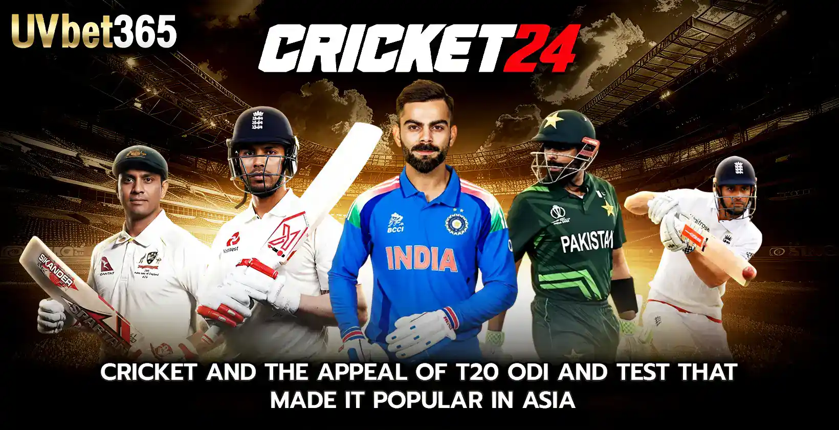 cricket and the appeal of T20 ODI and Test that made it popular in Asia