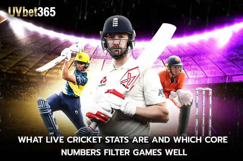 What live cricket stats are and which core numbers filter games well