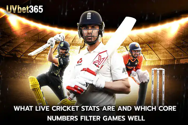 What live cricket stats are and which core numbers filter games well