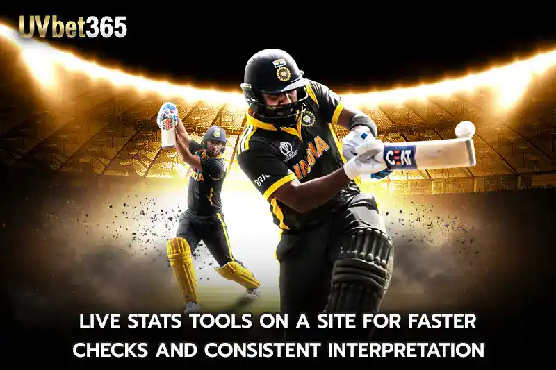 Live stats tools on a site for faster checks and consistent interpretation