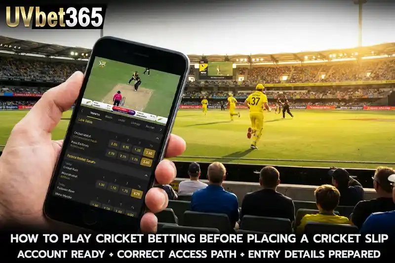 how to play cricket betting before placing a cricket slip account