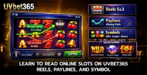 Learn to read online slots on uvbet365 Reels Paylines and Symbol