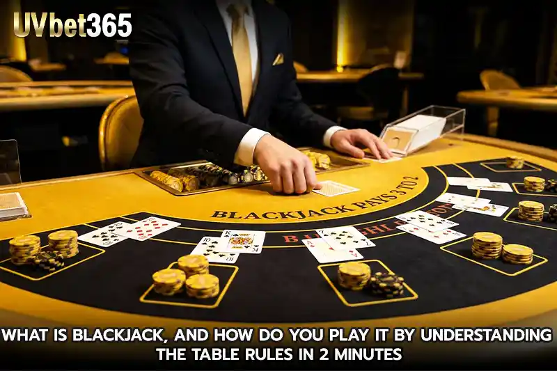 What is blackjack and how do you play it by understanding the table rules in 2 minutes