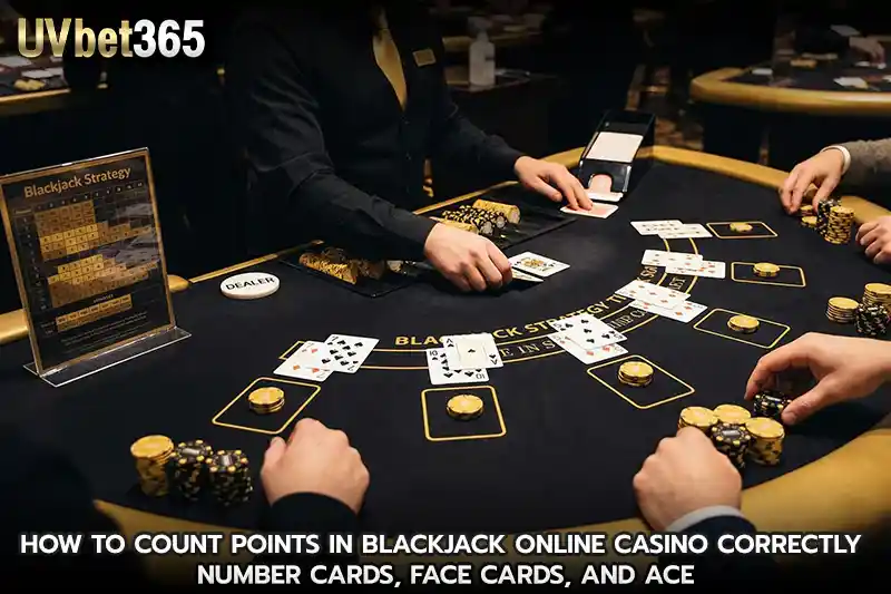 How to count points in blackjack online casino correctly number cards face cards and Ace