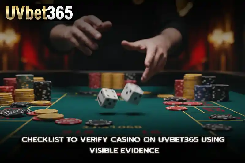 Checklist to verify casino on uvbet365 using visible evidence
