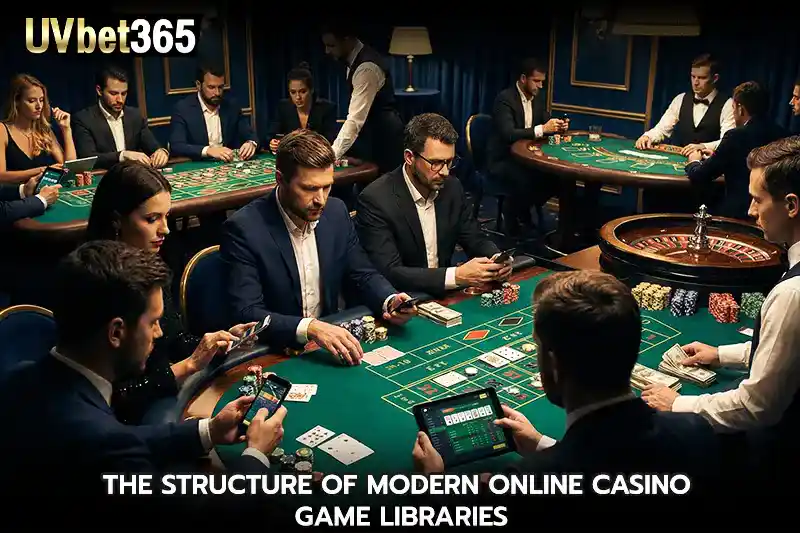 The structure of modern online casino game libraries