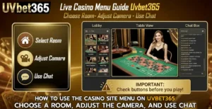 How to Use the casino site Menu on uvbet365 Choose a Room Adjust the Camera and Use Chat