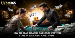 How to read boards and card pattern stats in baccarat card game
