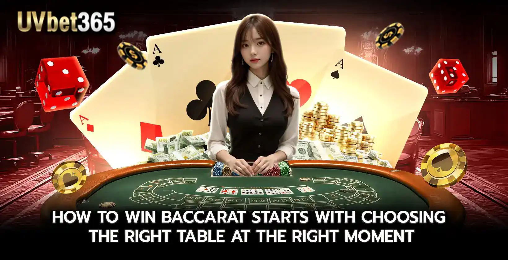 How to win baccarat Starts with Choosing the Right Table at the Right Moment