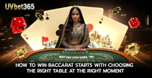 How to win baccarat Starts with Choosing the Right Table at the Right Moment