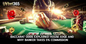 Baccarat odds explained House Edge and why Banker takes 5 commission