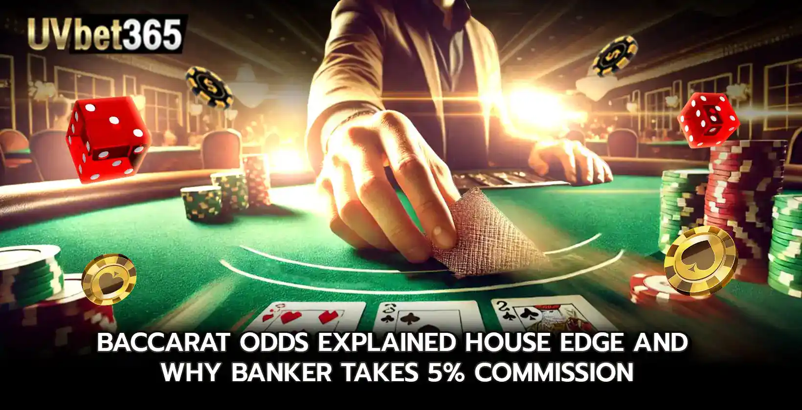 Baccarat odds explained House Edge and why Banker takes 5 commission