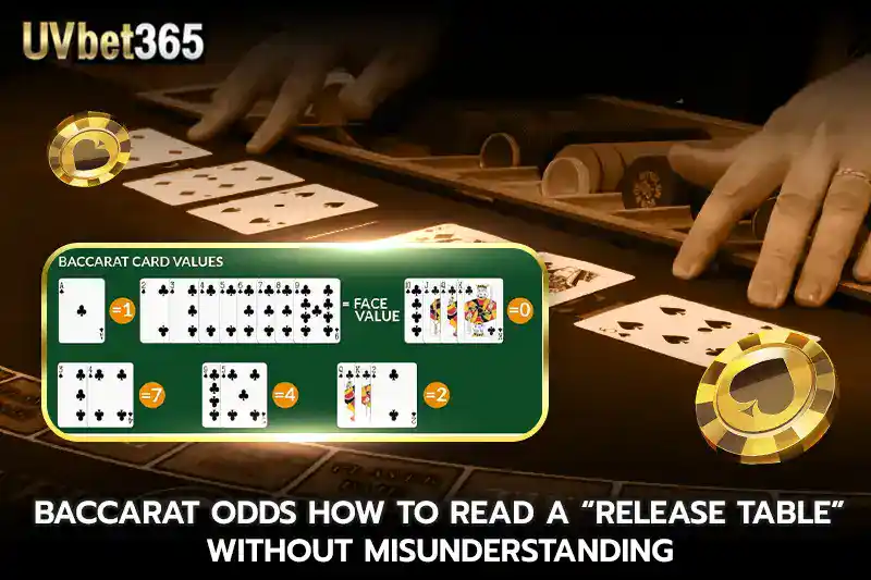 Baccarat odds How to read a release table without misunderstanding