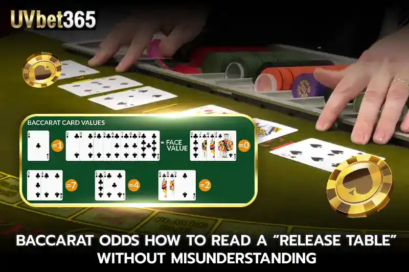 Baccarat odds How to read a release table without misunderstanding