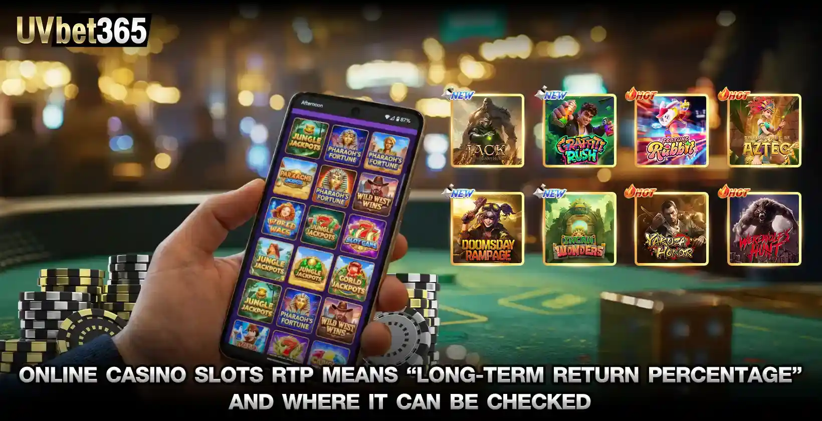 Online Casino Slots Rtp Means Long Term Return Percentage And Where It Can Be Checked