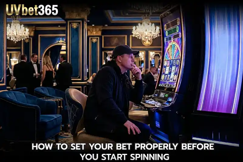 How to set your bet properly before you start spinning