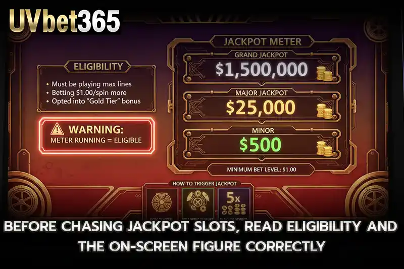 Before Chasing jackpot slots Read Eligibility and the On Screen Figure Correctly