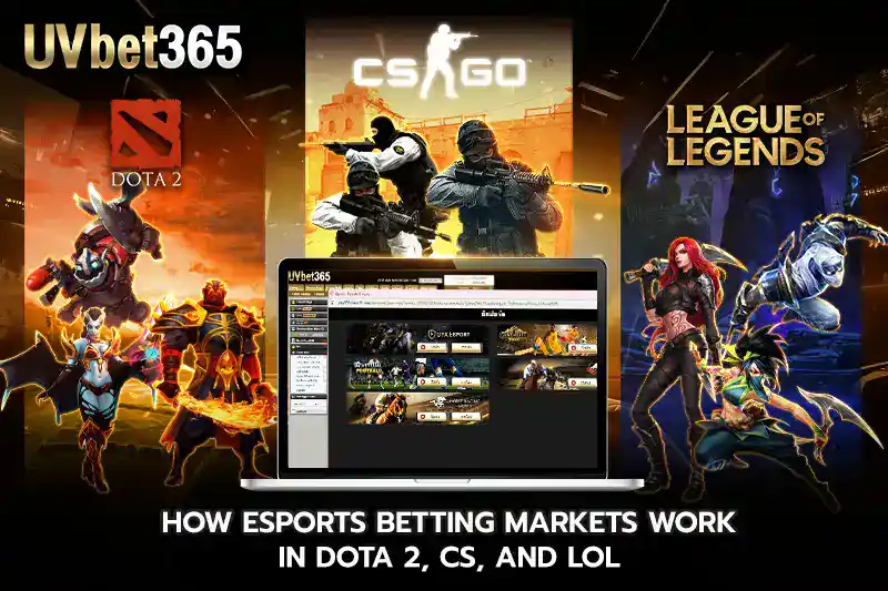 How esports betting Markets Work in Dota 2 CS and LoL