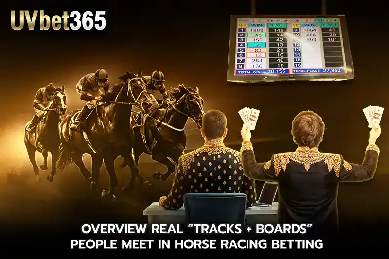 Overview real tracks boards people meet in Horse racing betting
