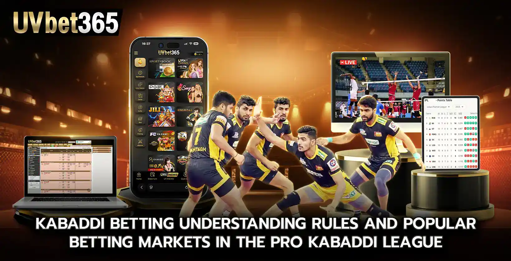 Kabaddi betting Understanding Rules and Popular Betting Markets in the Pro Kabaddi League
