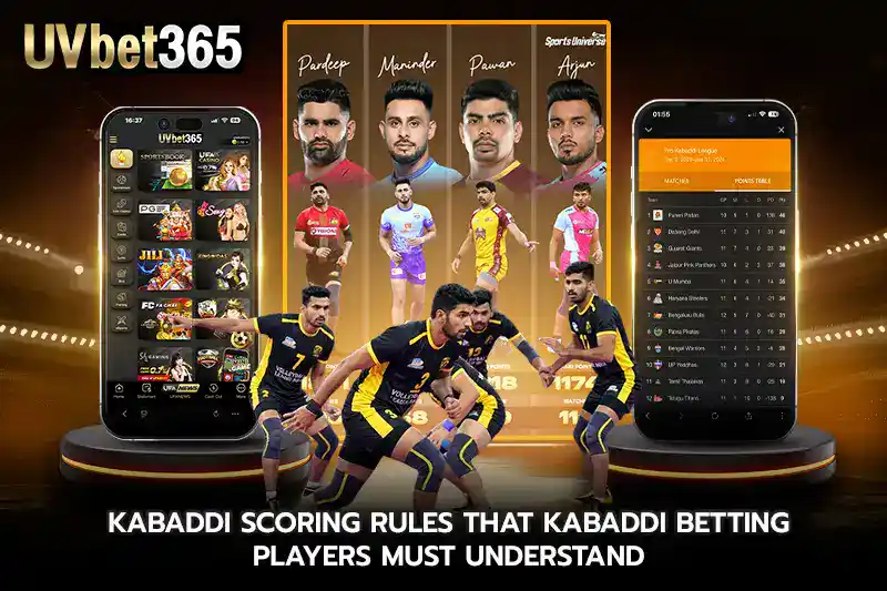 Kabaddi Scoring Rules That kabaddi betting Players Must Understand