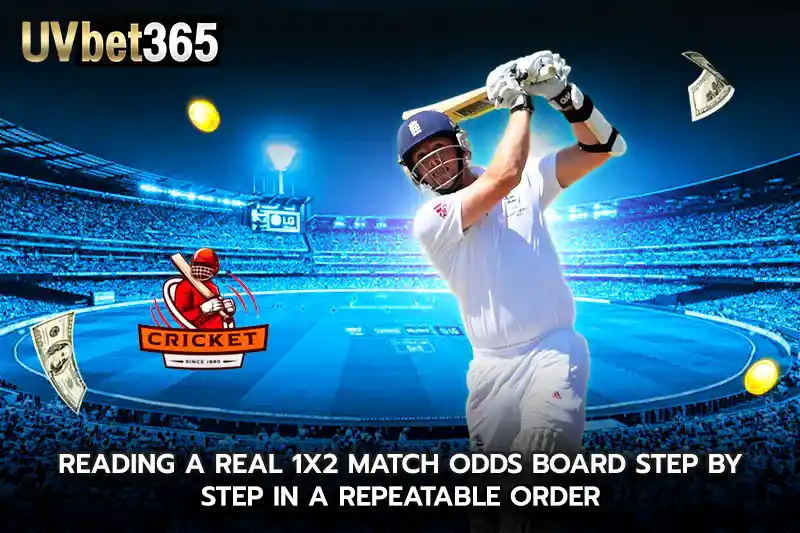 Reading a Real 1x2 match odds Board Step by Step in a Repeatable Order