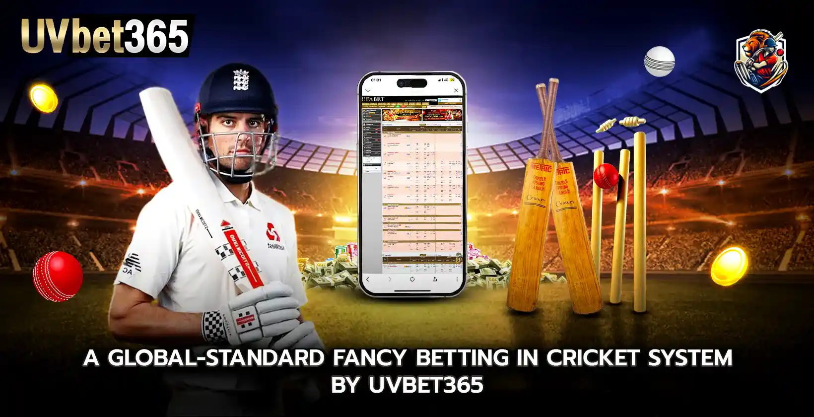 A Global Standard fancy betting in cricket System by uvbet365