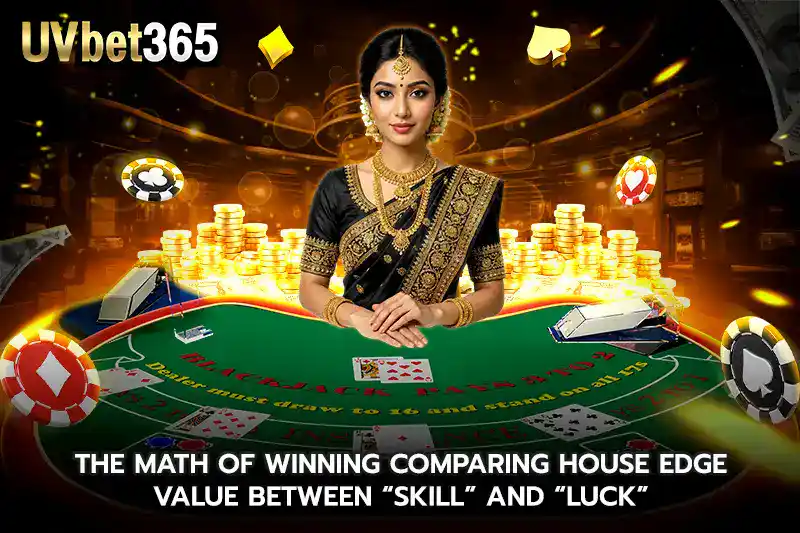 The Math of Winning comparing House Edge value between skill and luck